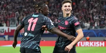 Julián Álvarez volvió a brillar