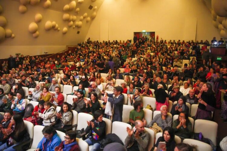 El auditorio de Radio Nacional estuvo repleto de asistentes al festival.