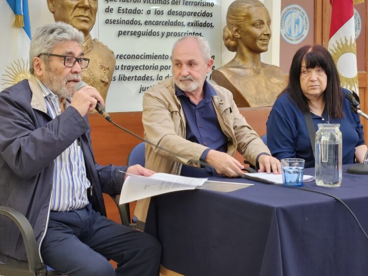 Pihen, Morcillo y Bustos, referentes de la central obrera provincial.