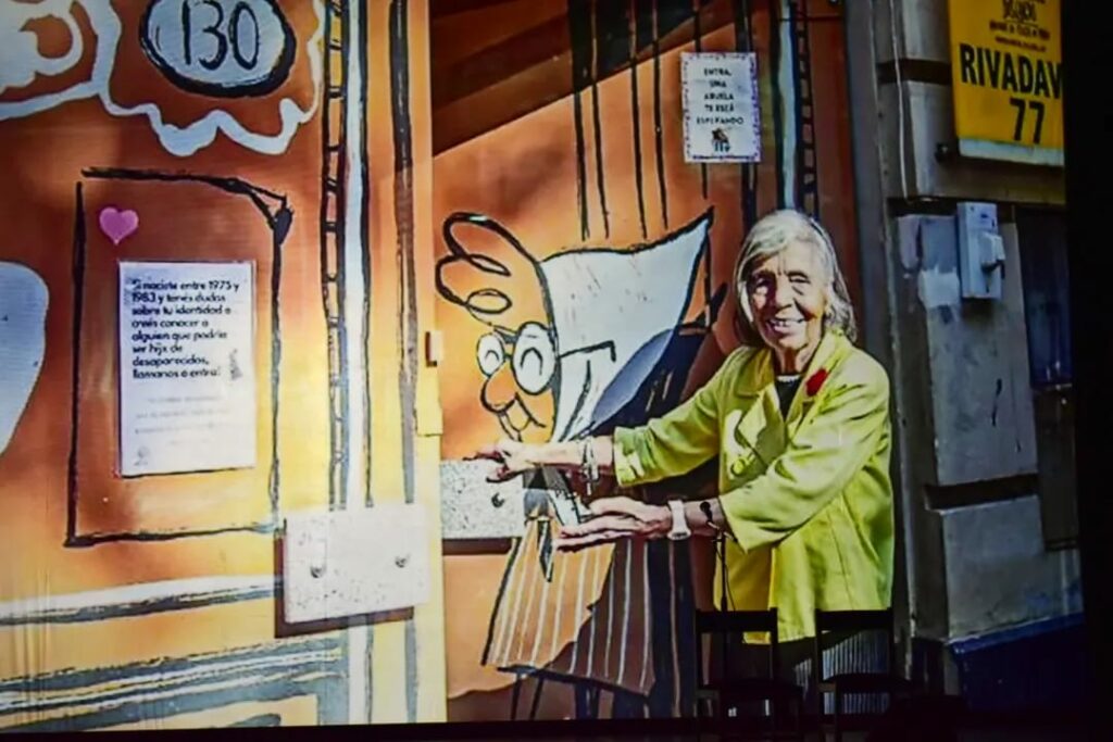 Homenaje a Sonia Torres de Abuelas de Plaza de Mayo