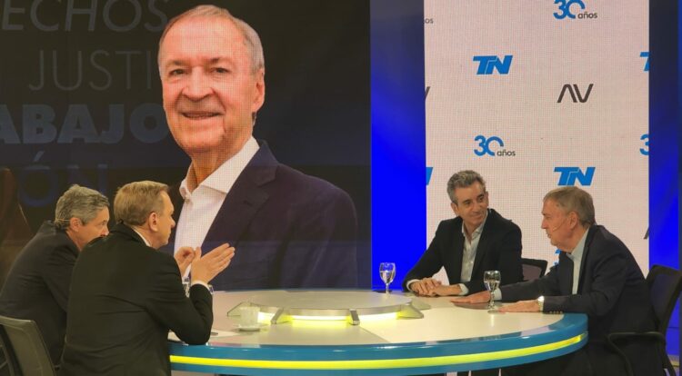 Schiaretti y Randazzo, anoche en el Programa A Dos Voces (TN)
