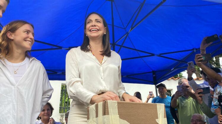Oficializaron a Machado como candidata en 2024