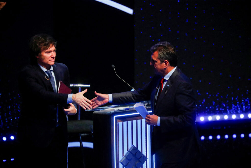 Desde las 21 los presidenciables Massa y Milei, cara a cara en el tercer y último debate previo a la segunda vuelta