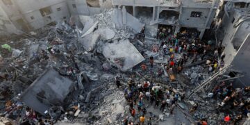 Gaza cifró en más de 9.700 los muertos por bombardeos israelíes