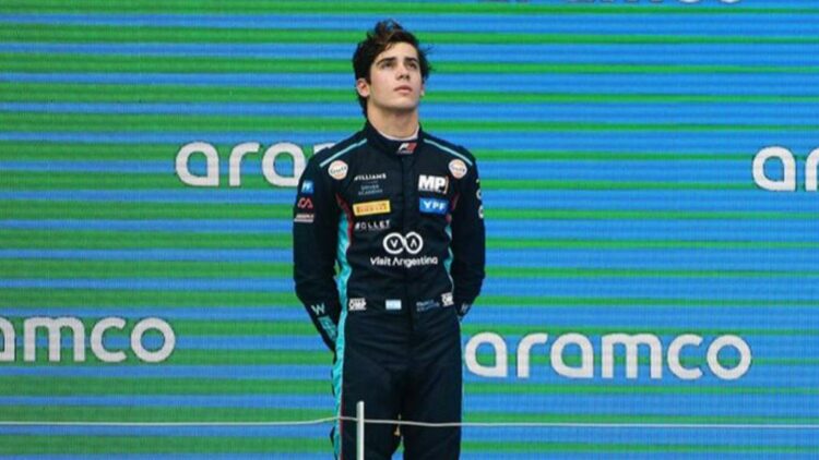 Colapinto se medirá en un Fórmula 1 en Abu Dhabi