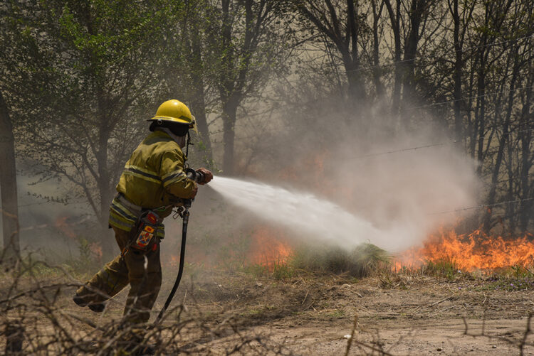 Por altas temperaturas, hay alerta por riesgo de incendio extremo en toda la provincia