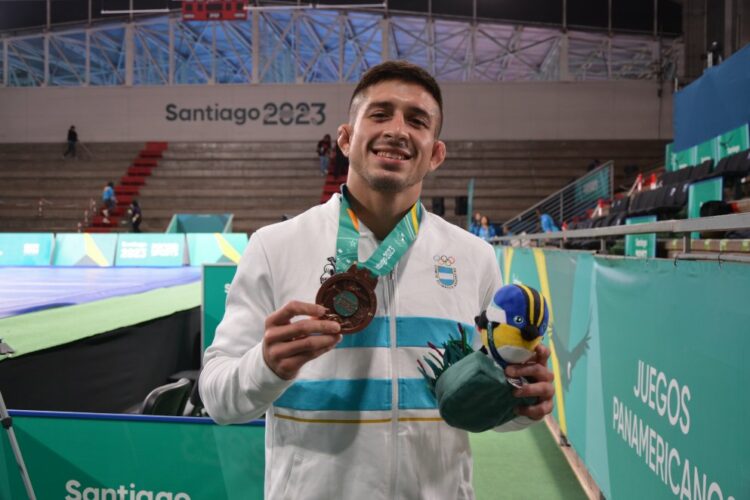 Agustín Destribats ganó la tercera medalla cordobesa en los Panamericanos