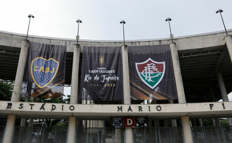 El ambiente previo a la gran final entre Boca y Fluminense ya se hace sentir en el Maracaná