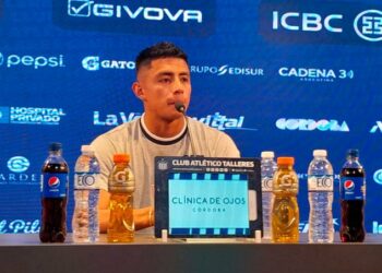 Mantilla destacó la entrega, a pesar de los malos resultados de Talleres