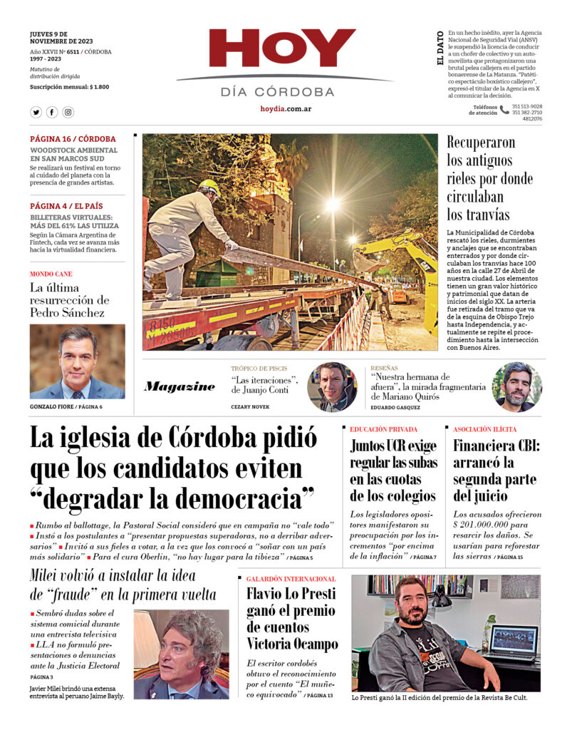 Portada 9.11.2023