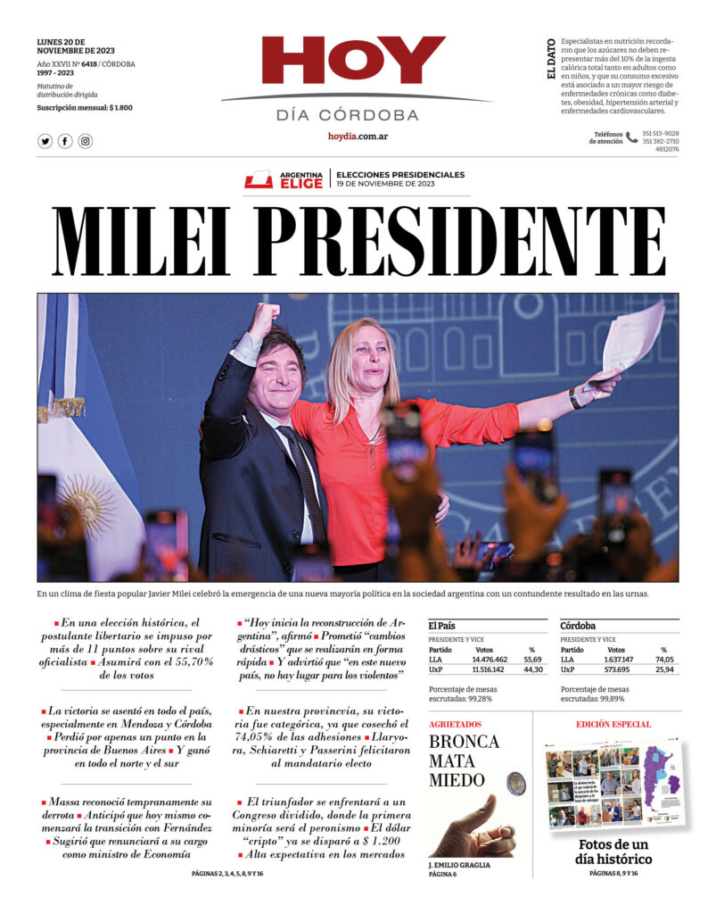 Portada 20.11.2023 Portada 20.11.2023