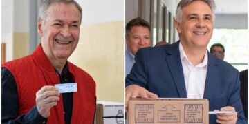 Schiaretti y Llaryora ya votaron y llamaron a los cordobeses a ejercer su «derecho de elegir»