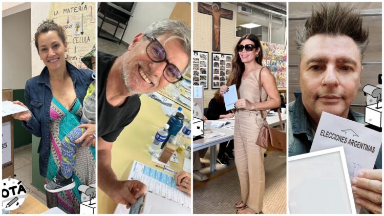 Celebridades argentinas compartieron sus experiencias electorales en redes