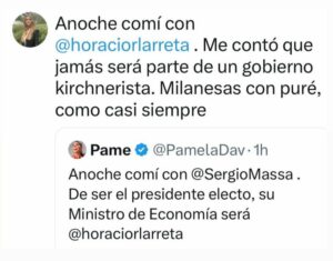 Milagros Maylin respondió a la versión de Pamela David sobre el futuro político de Rodríguez Larreta
