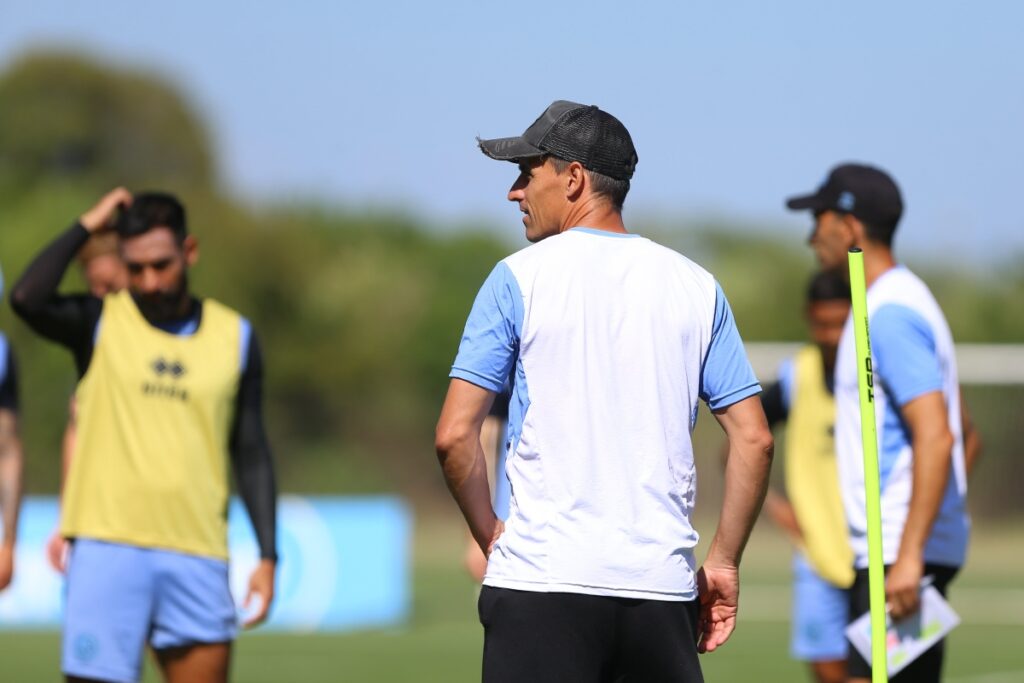 Belgrano entrenó pensando en Racing