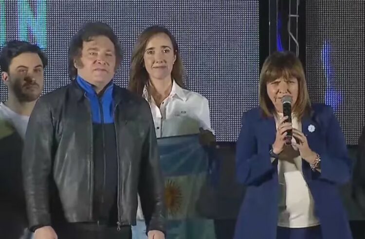 Patricia Bullrich: "Javier te tocó el turno del cambio, con patriotismo te acompañamos"