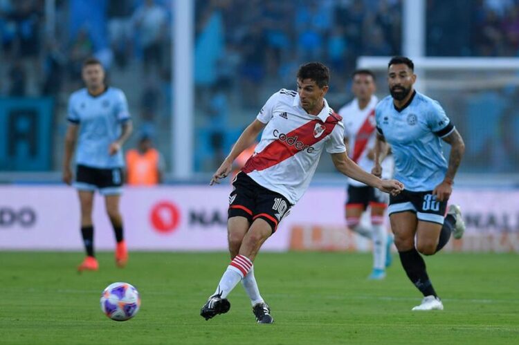 Belgrano venció a River en el Kempes a principios de este año, por la Liga.