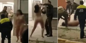 Una mujer tomó hongos con alcohol, se desnudó y atacó a pasajeros en el aeropuerto de Chile