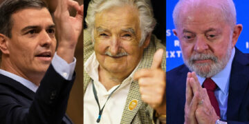 El español Sánchez, Lula y Mujica mostraron su apoyo a Massa