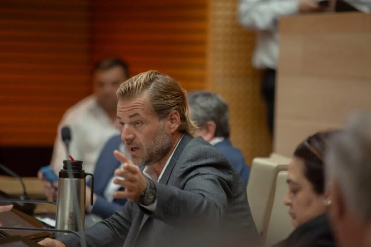 El representante de Hacemos Unidos por Córdoba. Bernardo Knipscheer.