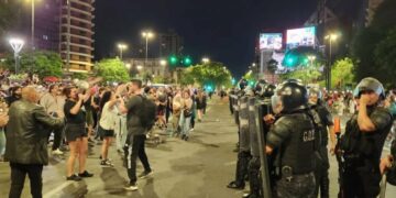 El fiscal De Aragón aseguró que la policía también “fue agredida” en los enfrentamientos