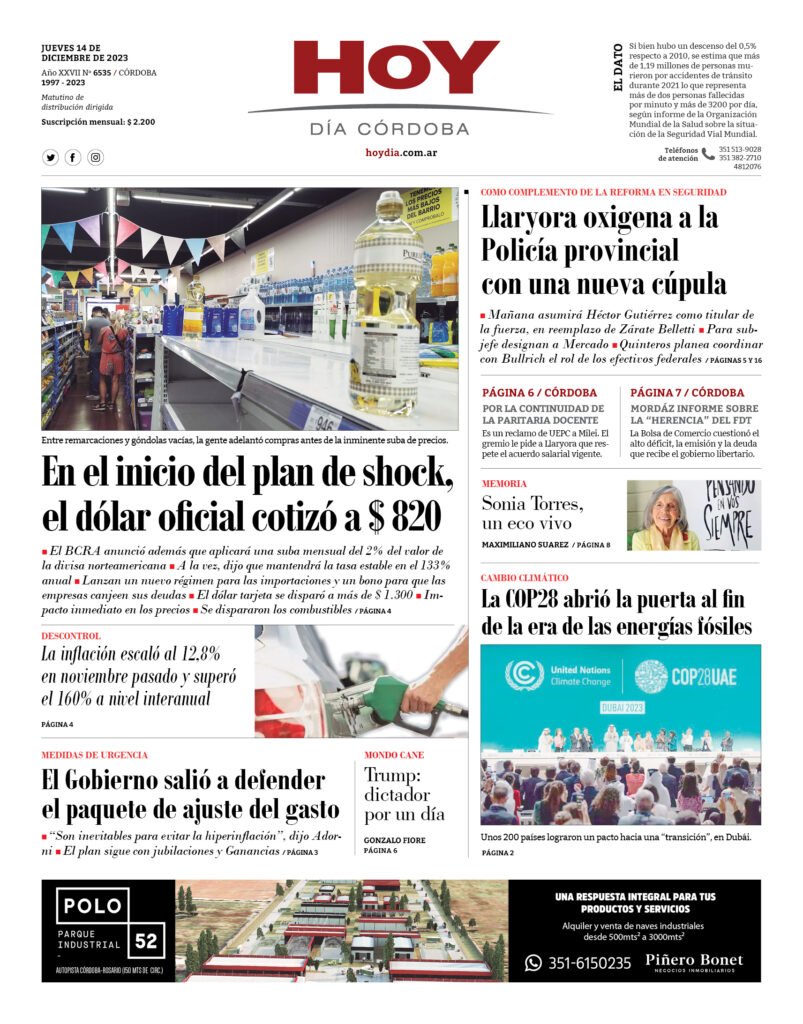 Portada 14.12.2023 Portada 14.12.2023