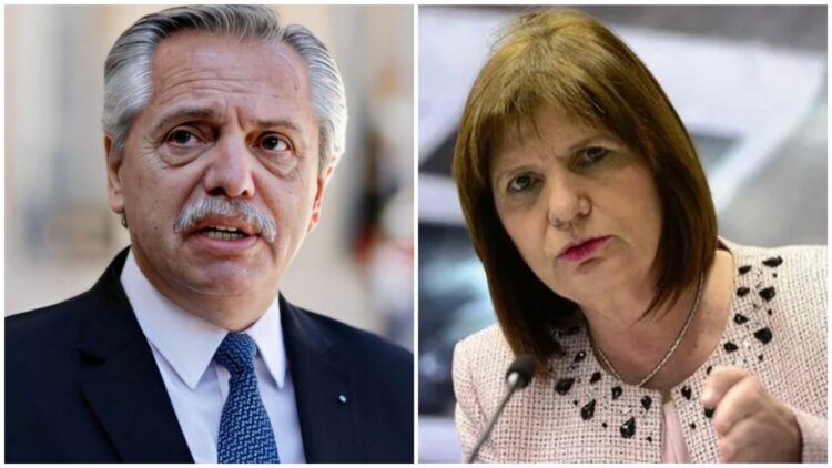 Fernández acusó a Bullrich de realizar una "operación de prensa" y suspendió su viaje a Europa