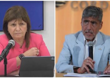 Quinteros habló con Bullrich sobre protestas y seguridad y acordaron reunirse en los próximos días