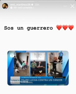 "Sos un guerrero": el mensaje del Dibu Martínez a un niño que superó un tratamiento oncológico