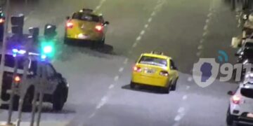 Un taxista esquivó un control policial, condujo en contramano y quedó todo grabado