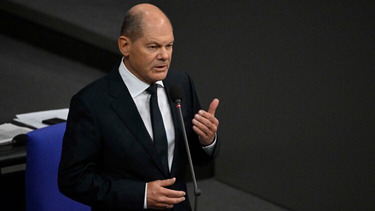 El canciller alemán, Olaf Scholz.