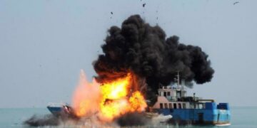 Un buque mercante fue atacado con un dron frente a costas indias
