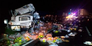 Dos muertos en un choque entre camiones en el sur de Córdoba