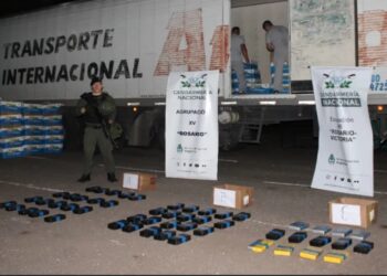 Secuestran 56 kilos de cocaína en camión proveniente de Bolivia con destino al Mercado Central