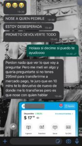 Intentaron estafarla por Whatsapp y en vez de mandar plata, le envió al ladrón una captura de pantalla de su cuenta que hizo estallar de risa a las redes