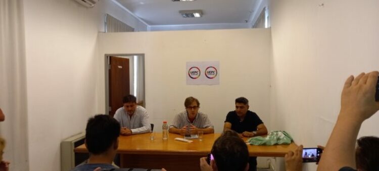 Los sindicatos de Córdoba realizaron ayer una conferencia de prensa.