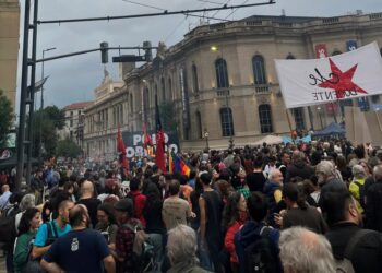Unidad Piquetera marchó con la consigna “abajo la motosierra”