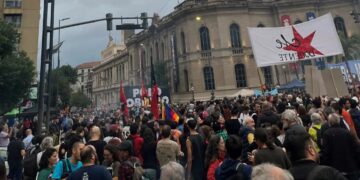 Unidad Piquetera marchó con la consigna “abajo la motosierra”