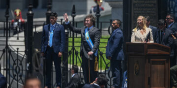 «Hoy comienza una nueva era en la Argentina», dijo Milei en su primer discurso como presidente