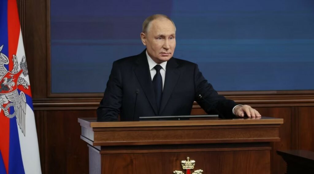 Putin dijo que la OTAN aumentó su actividad en la frontera rusa