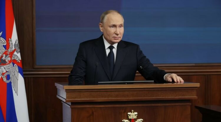 Putin dijo que la OTAN aumentó su actividad en la frontera rusa