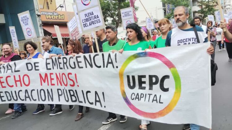 La UEPC Capital y ATE se movilizaron