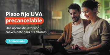 El Banco Nación ofrece la opción de inversión a plazo fijo precancelable en UVA
