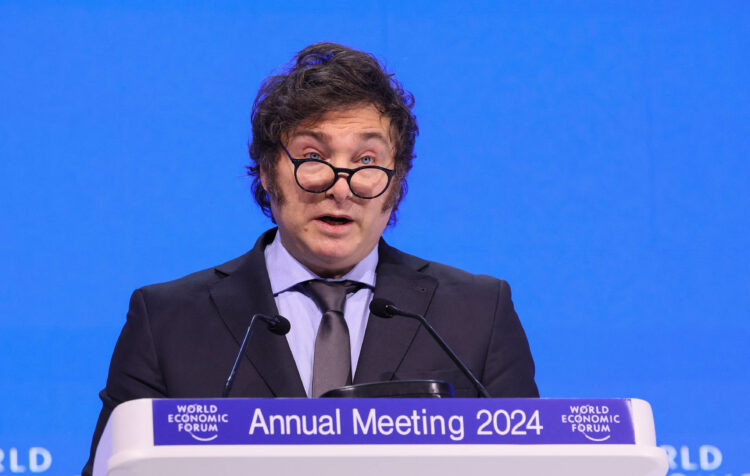 Milei expuso en Davos y se refirió al capitalismo como un modelo "justo y moralmente superior"