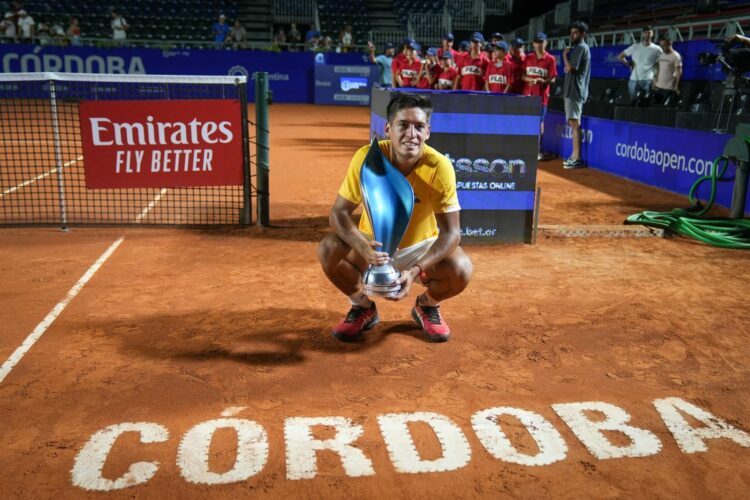 Báez, 26º en el ranking de la ATP, es el campeón defensor del Córdoba Open.