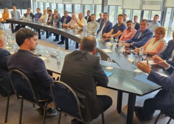 Llaryora se reunió con empresarios industriales para analizar los impactos de la Ley ómnibus en el sector
