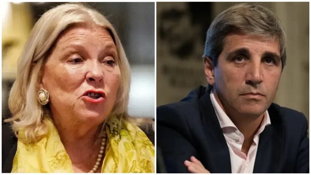 La crítica de Carrió hacia Caputo por la Ley ómnibus: "El ajuste no pasa por la casta"