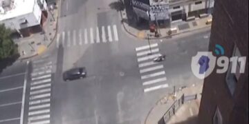 Video: intensa persecución policial por las calles de Córdoba a un delincuente con pedido de captura