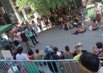 Protesta del personal del Conicet Córdoba contra el “ajuste” de Milei