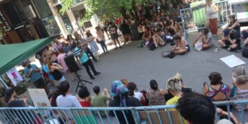 Protesta del personal del Conicet Córdoba contra el “ajuste” de Milei